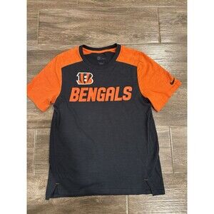 Bengals Women’s Size S T Shirt Shortsleeve Black & Orange Logo